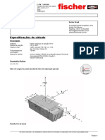 Cálculo de resistência de ancoragem química