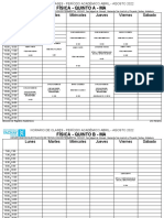 Horario Yachay Tech