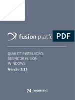 1 - Guia de Instalação - Servidor Fusion Windows 3.15 - PT