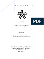 Formulación Del Proyecto de Software. GA1-220501092-AA3-EV02.