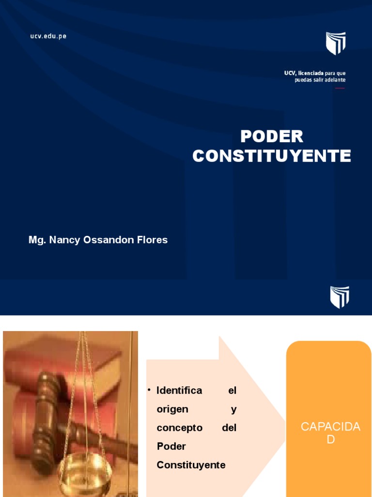 Origen y Características del Poder Constituyente | PDF | Constitución ...