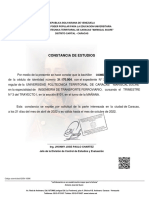 Constancia de Estudio, OSMERY ISABEL HERNANDEZ ARISTIGUIETA Del 21-04-2022