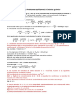 Cuestiones y Problemas Del Tema 5: Cinética Química