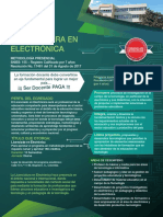 Folleto Licenciatura en Electronica