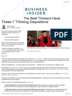 GCM - Harvard 7 Thinking Dispositions