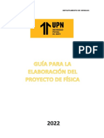 Guia para Elaboración de Proyecto de Fisica 2022