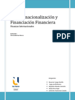 La Internalización y La Financiación Financiera