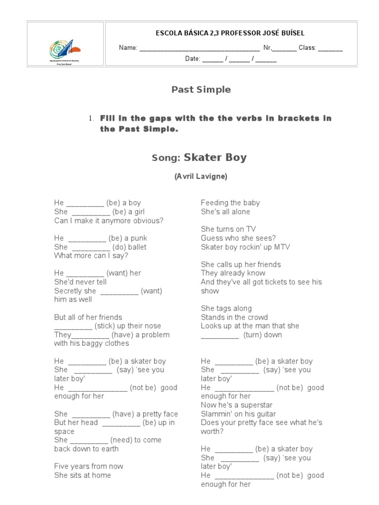 Skater Boy Songs Recorded Music