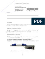 Consevación Del Momento Lineal