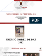 Nobel Paz y Economia 2012