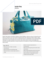 Weekender Bag Sewing Pattern