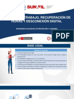 9.- Jornada de Trabajo, Recuperación de Horas y Desconexión Digital