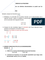 Teoria Del Orden de Las Fracciones