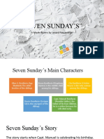 "Seven Sunday'S": A Movie Review by Lenard Pangantihan