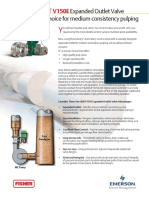 Fisher® Vee-Ball™ V150E Expanded Outlet Valve For Pulping-1