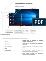 3º Identificación de Elementos Del Escritorio