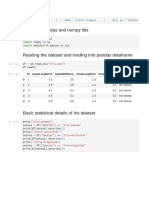 Importing Pandas and Numpy Libs: # Assignment - A3 - Name: Pratik Pingale - Roll No: 19CO056