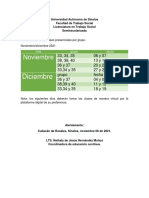 Rol de Asistencias Presencial...