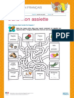 A1 Aliments Nasal 11 Voyagesenfrancais Fiche Eleve Dans Mon Assiette