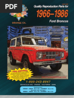 1978 Ford Bronco Owner S Manual Brake Automatic Transmission