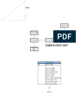 Chen'S Foot Notation: Angela Desamparado Bsit-2A Test I: Data Models