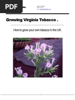 is it legal to grow tobacco in the uk How is it legal to grow