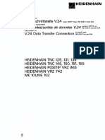 Heidenhain V.24 Data Interface Information