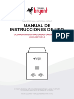 Manual de Instrucciones BRTN 5.5