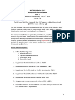 Micronutrients Final Exam Study Guide Part 2