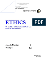 Ethics - Module 1