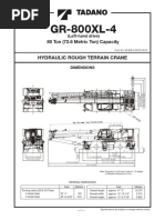 GR-800XL-4: Hydraulic Rough Terrain Crane