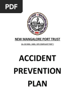 Accident Prevention Plan - Manglore Port Trust