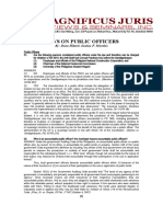 Laws On Public Officers: By: Dean Hilario Justino F. Morales