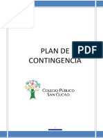 Plan de Contingencia Del CP San Cucao