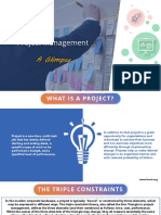 Project Management: A Glimpse