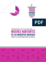 Diagnostico de la Percepción de las Mujeres Indígenas Morelos