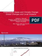 Greenhouse Gases and Climate Change: Global Changes and Local Impacts