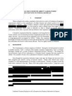 Redacted Confidential Disclosure Re Abbott Laboratories 10-19-2021 Redacted 1 1