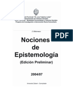 Nociones de Epistemologia - J. Habermas