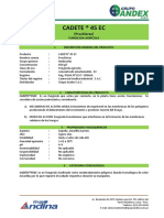 Ficha Técnica de Entrust SC Insecticida | PDF