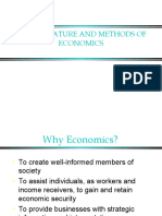 The Nature and Methods of Economics