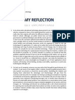 Janelle Martinez - Reflection (Educ. Technology)
