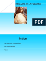 Mujeres Detscadas en La Filosofia