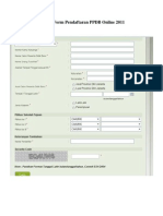 Contoh Form Ran PPDB Online 2011