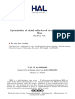 Optimization of Nickel Oxide Based Electrochromic Thin Films