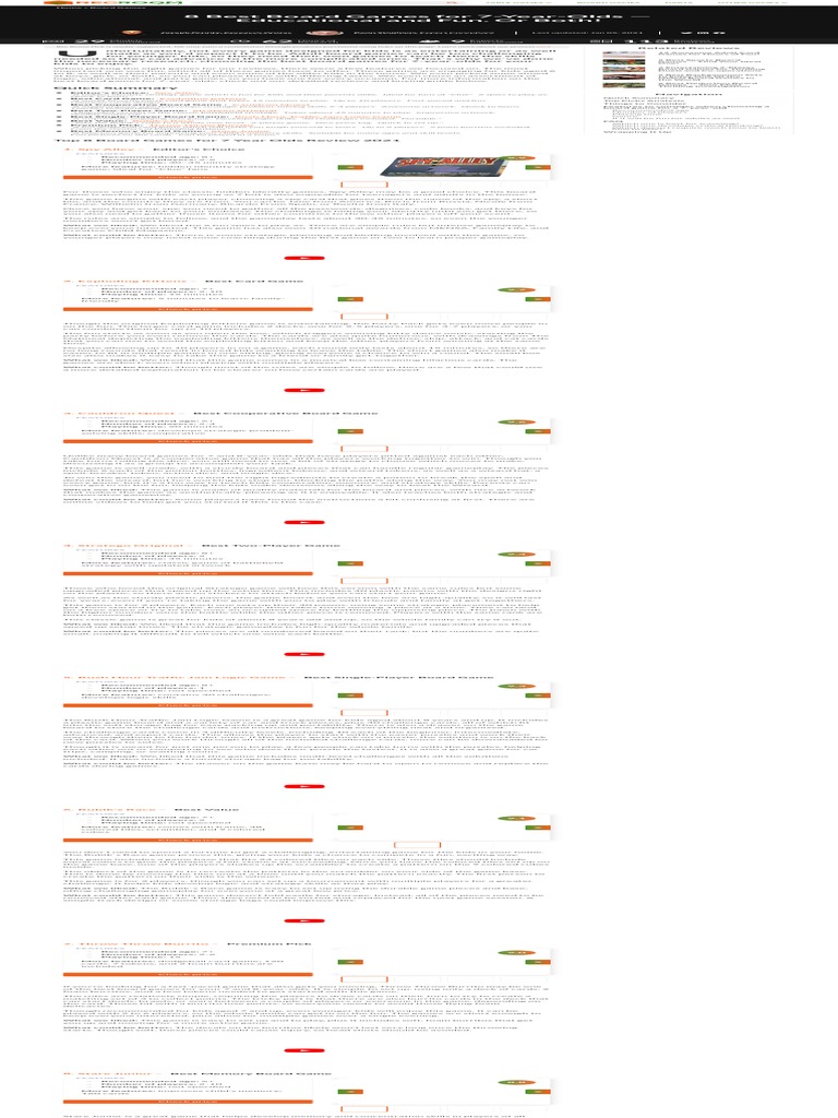 8 Best Board Games For 7YearOlds Selection (Mar. 2021) PDF Gaming