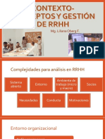 RRHH Contexto-Conceptos y Organización