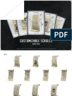Bonus Action Customizable Scrolls Sample Pack