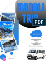 Manali Trip March 2020