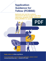 Application Guidance For Fellow (FCIBSE)